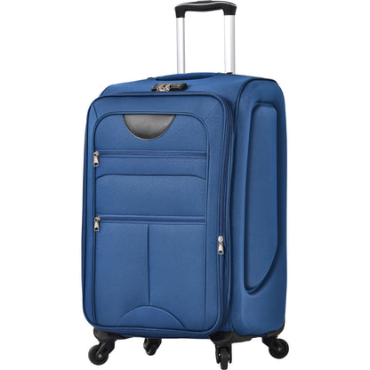 Softside Luggage Expandable 3 Piece Set Suitcase Upright Spinner Softshell Lightweight Luggage Travel Set-22/26/30 inche image 16