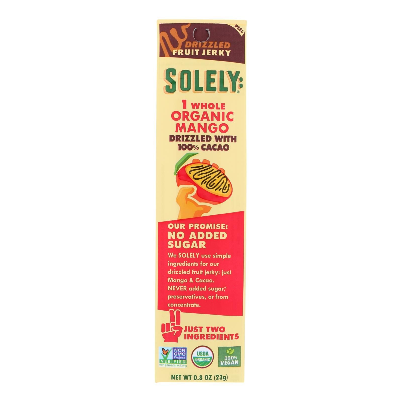Solely - Fruit Jrky Mango Cacao - Case Of 12-.8 Oz image 1