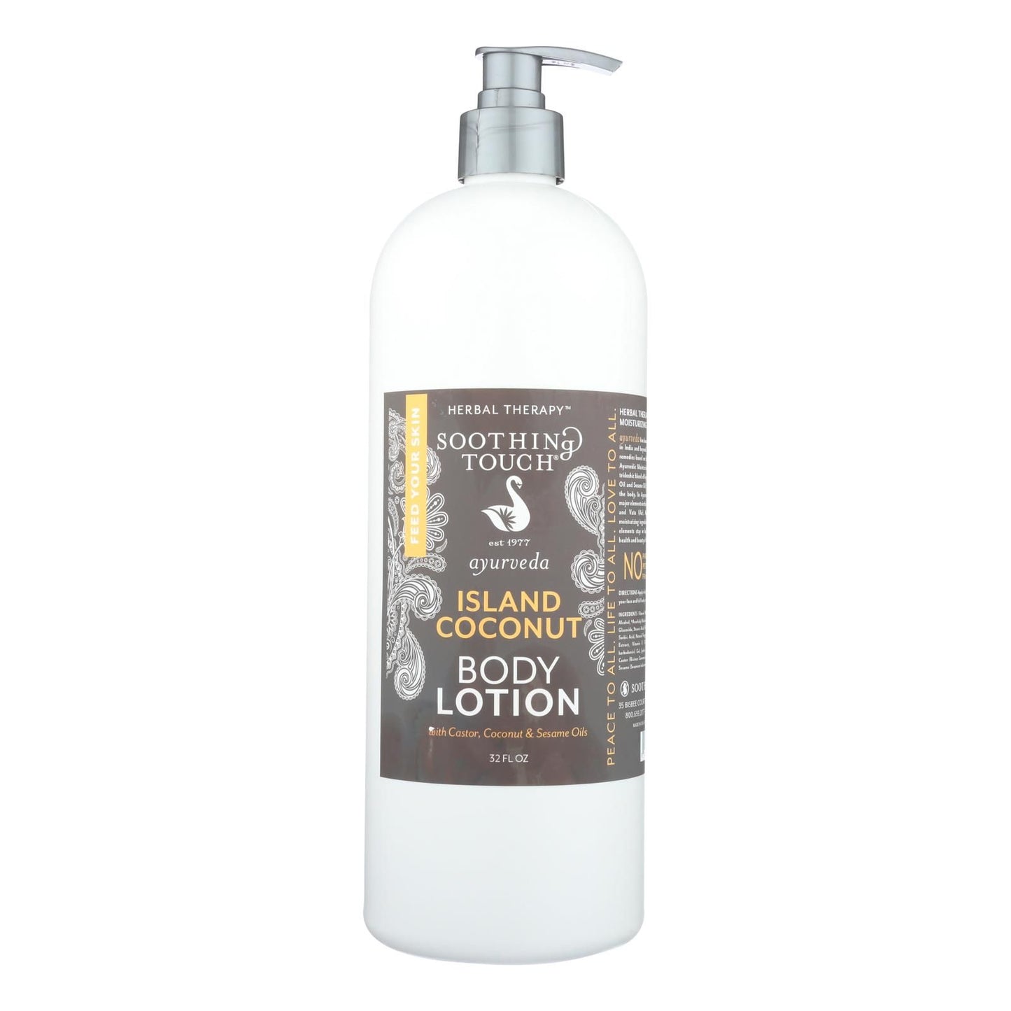 Soothing Touch - Island Coconut Body Lotion - 32 Fz image 2