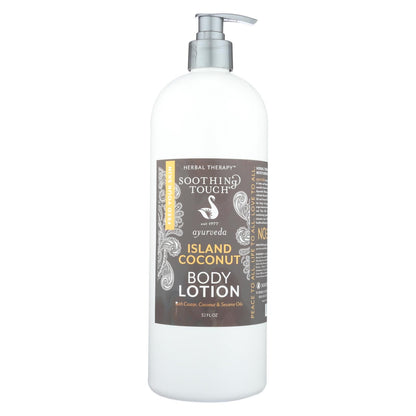Soothing Touch - Island Coconut Body Lotion - 32 Fz image 1