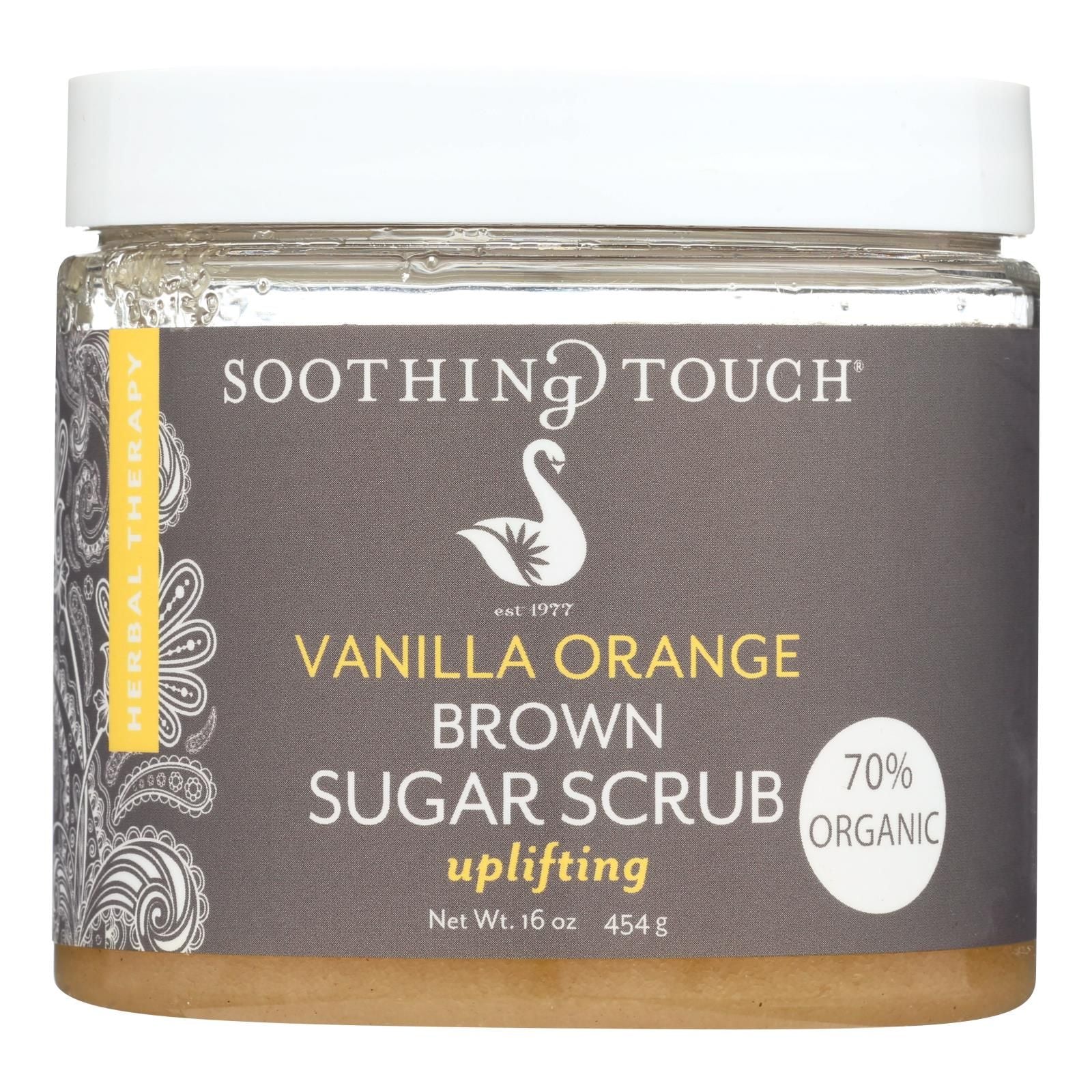Soothing Touch Brown Sugar Scrub - Vanilla Orange - 16 Oz image 1