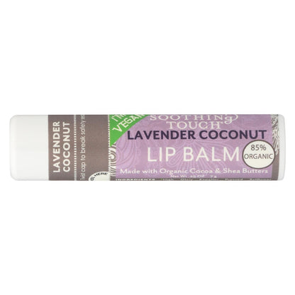 Soothing Touch Lavender Coconut Vegan Lip Balm - Case Of 12 - .25 Oz image 1