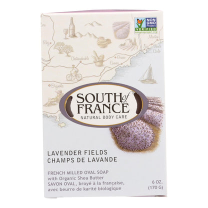 South Of France Bar Soap - Lavender Fields - 6 Oz - 1 Each image 1