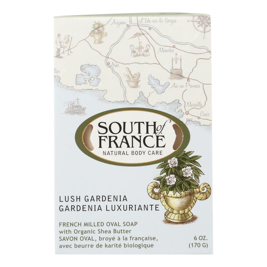 South Of France Bar Soap - Lush Gardenia - 6 Oz - 1 Each image 1