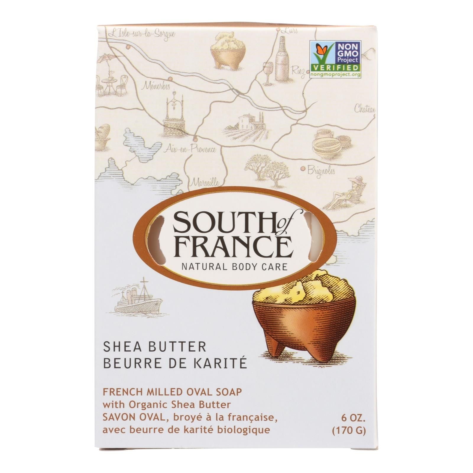 South Of France Bar Soap - Shea Butter - 6 Oz - 1 Each image 1