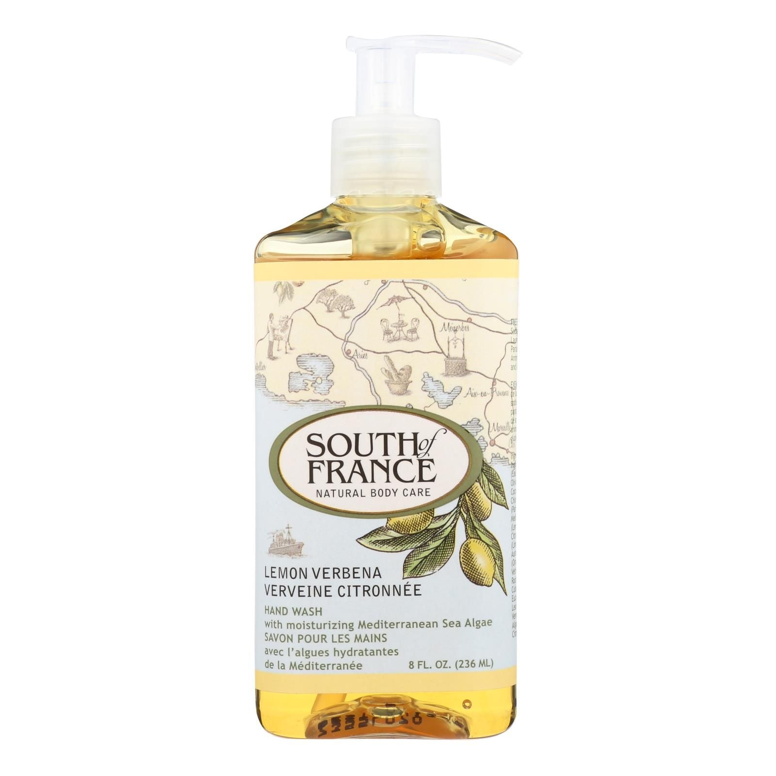 South Of France Hand Wash - Lemon Verbena - 8 Oz - 1 Each image 1