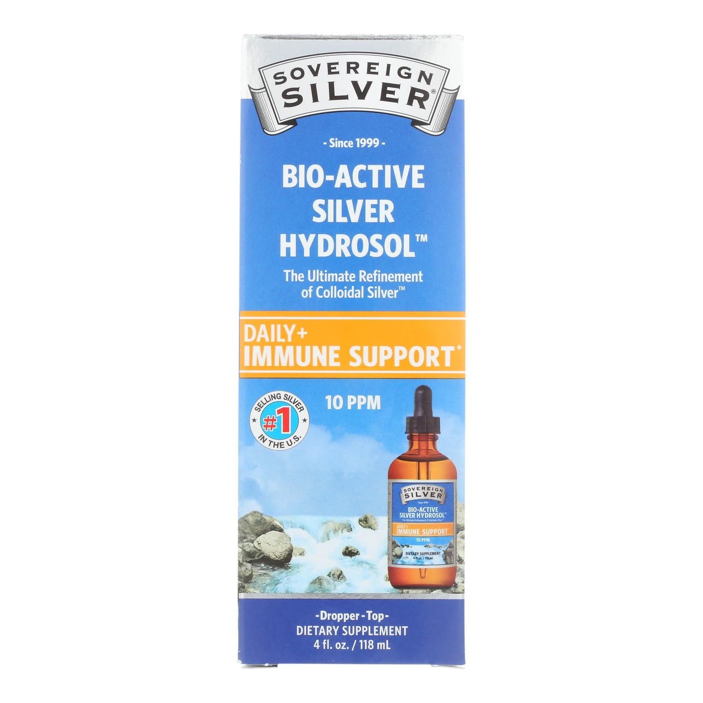 Sovereign Silver - Immune Support Dropper - 1 Each-4 Fz image 1