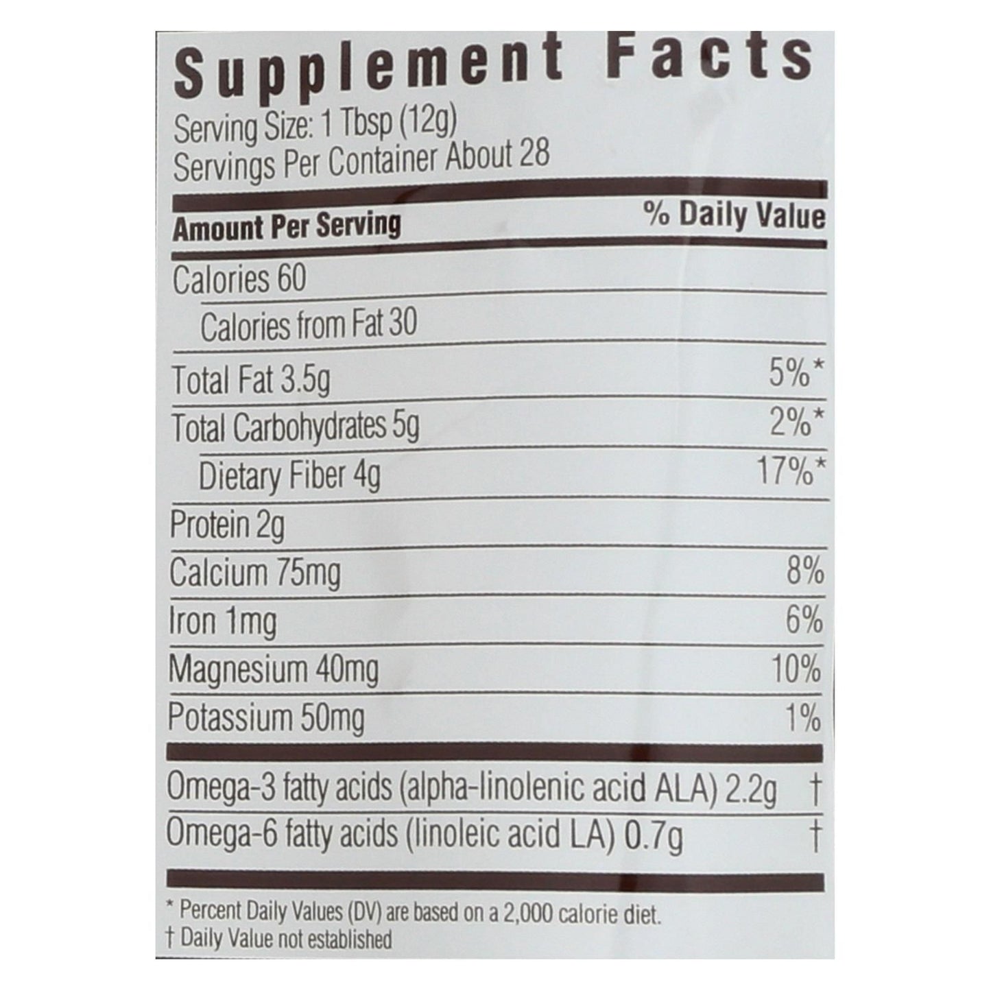Spectrum Essentials Organic Chia Seeds - Omega-3 And Fiber - 12 Oz image 1