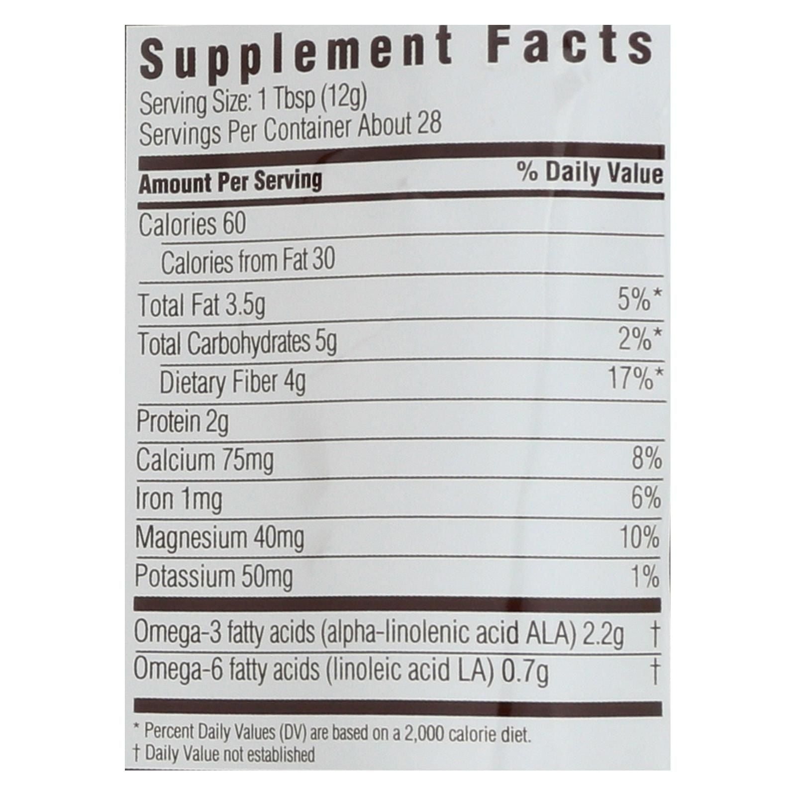 Spectrum Essentials Organic Chia Seeds - Omega-3 And Fiber - 12 Oz image 1