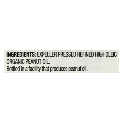 Spectrum Naturals High Heat Refined Organic Peanut Oil - Case Of 12 - 16 Fl Oz. image 2
