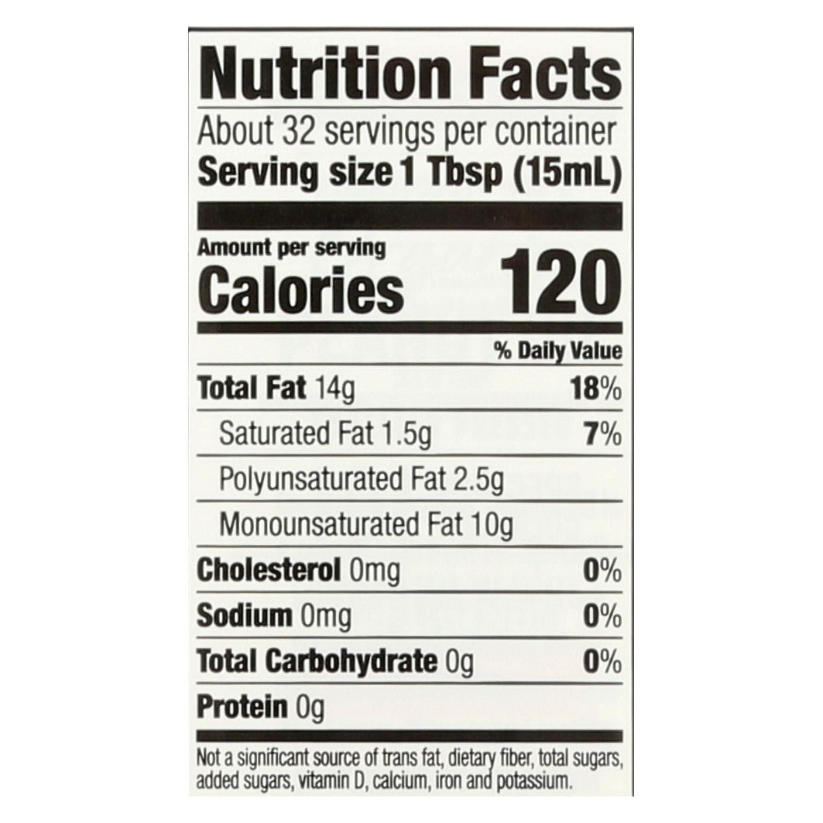 Spectrum Naturals High Heat Refined Organic Peanut Oil - Case Of 12 - 16 Fl Oz. image 3
