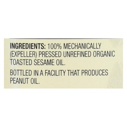 Spectrum Naturals Organic Unrefined Toasted Sesame Oil - Case Of 6 - 8 Fl Oz. image 3