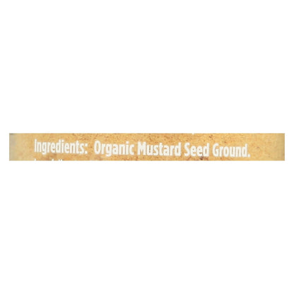 Spicely Organics - Organic Mustard - Ground - Case Of 3 - 1.7 Oz. image 2