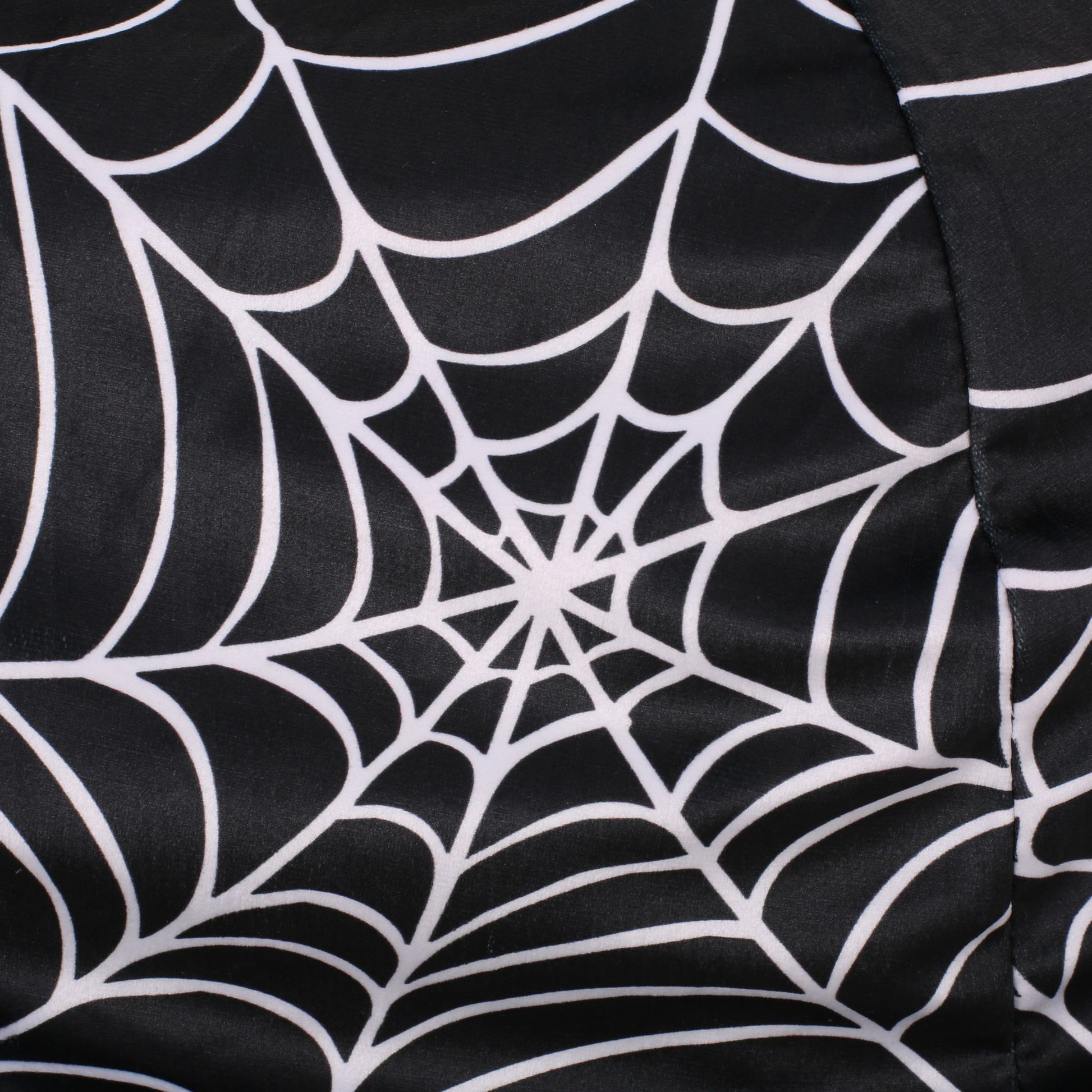 Spiderweb 3 Foot Holloween Bean Bag, Black and White image 5