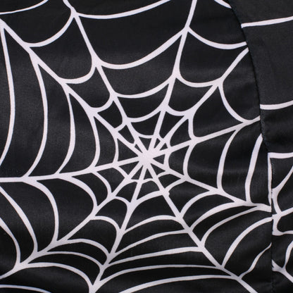 Spiderweb 3 Foot Holloween Bean Bag, Black and White image 5