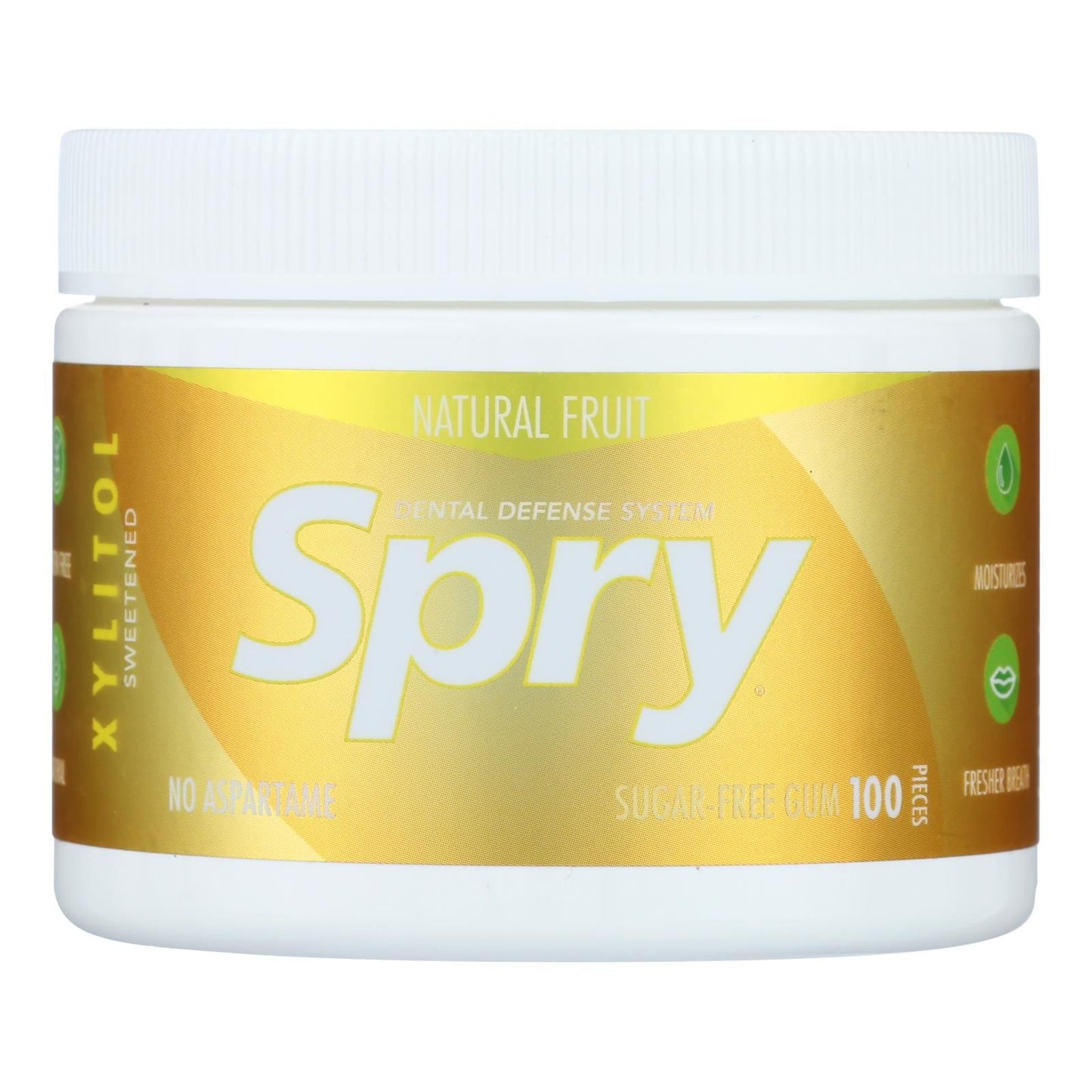 Spry Chewing Gum - Fresh Fruit - 100 Count image 2