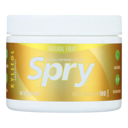 Spry Chewing Gum - Fresh Fruit - 100 Count image 2