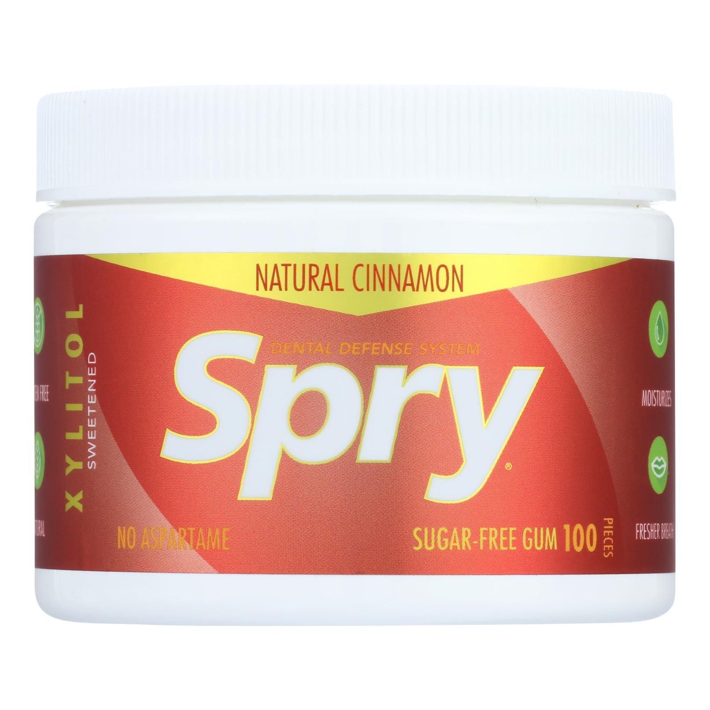 Spry Chewing Gum - Xylitol - Cinnamon - 100 Count - 1 Each image 2