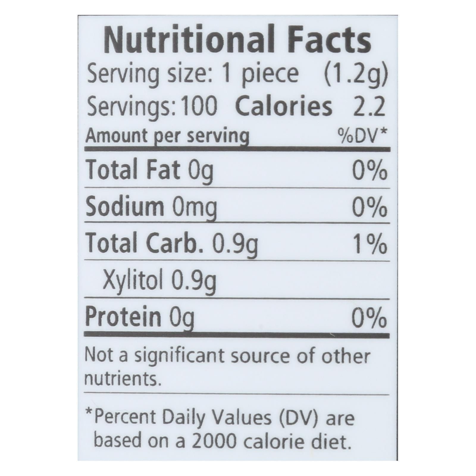 Spry Chewing Gum - Xylitol - Cinnamon - 100 Count - 1 Each image 4