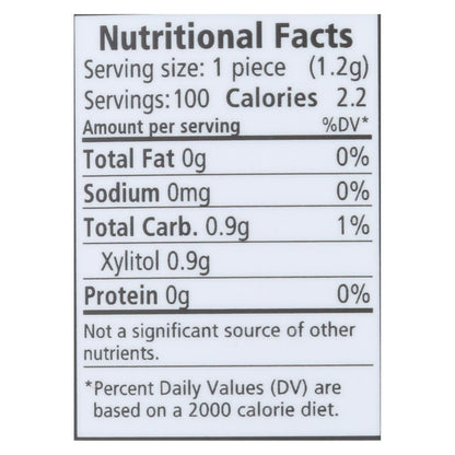 Spry Chewing Gum - Xylitol - Peppermint - 100 Count - 1 Each image 3