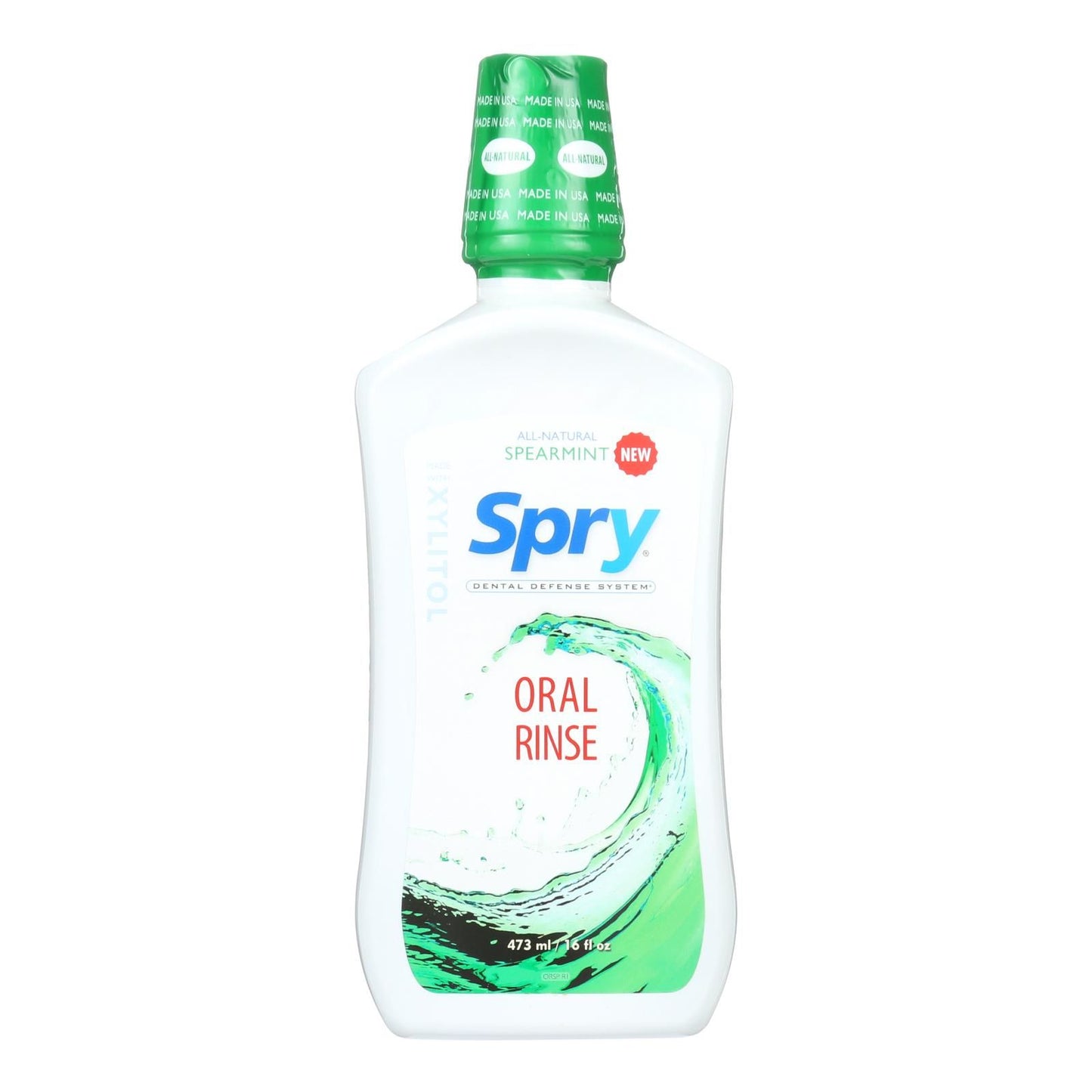 Spry Oral Rinse - Spearmint - 16 Fl Oz. image 1