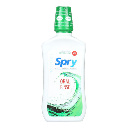 Spry Oral Rinse - Spearmint - 16 Fl Oz. image 1
