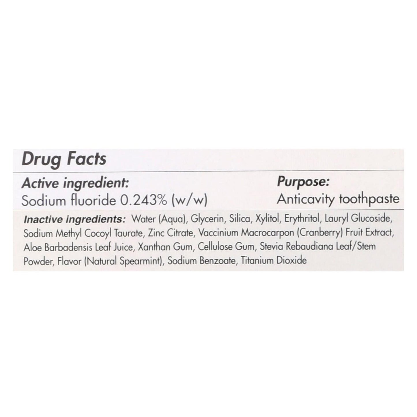 Spry Toothpaste - Spearmint - Fluoride - 5 Oz image 2