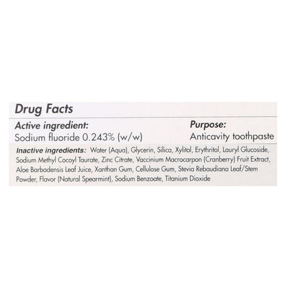 Spry Toothpaste - Spearmint - Fluoride - 5 Oz image 2