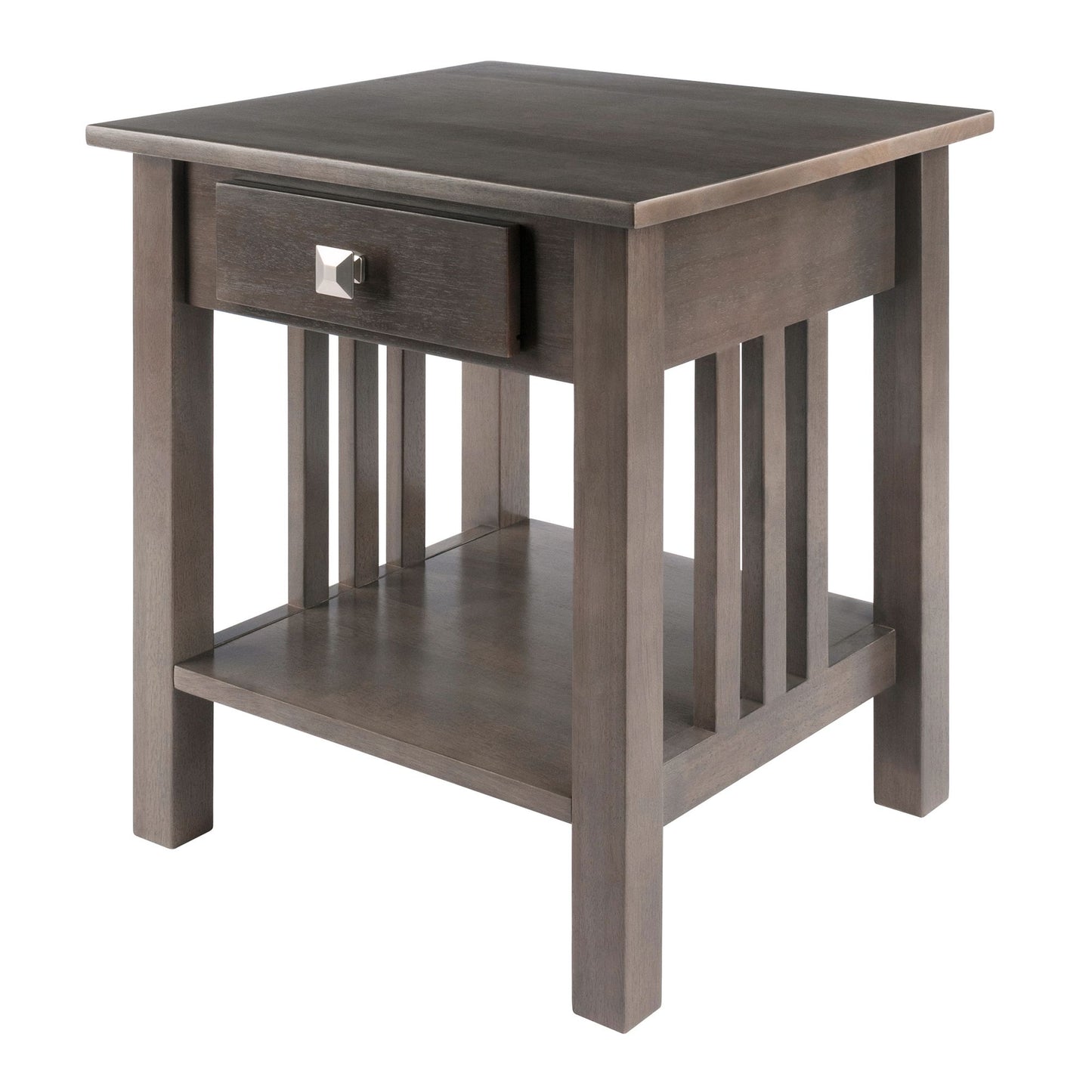 Stafford Accent Table; Oyster Gray image 1