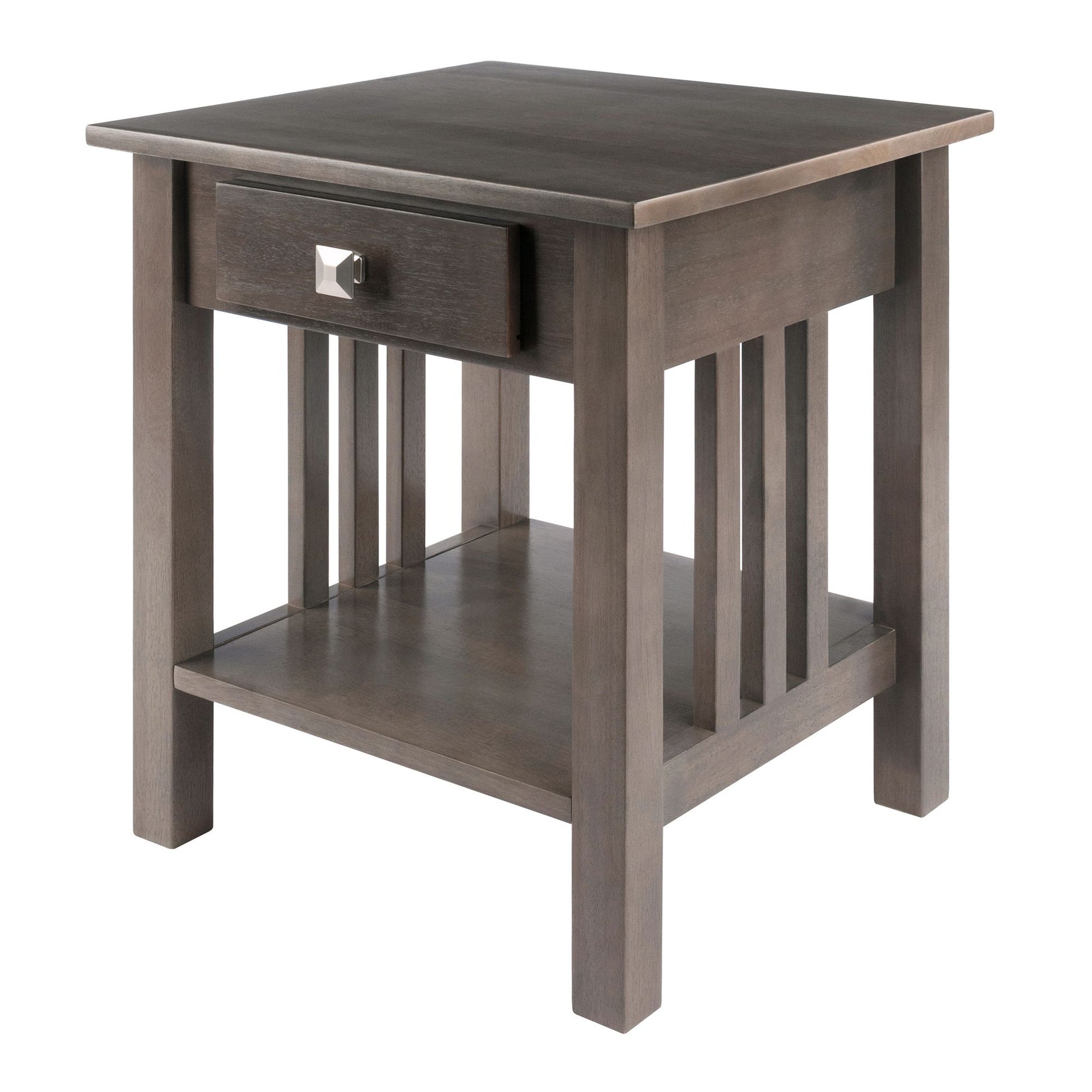 Stafford Accent Table; Oyster Gray image 1