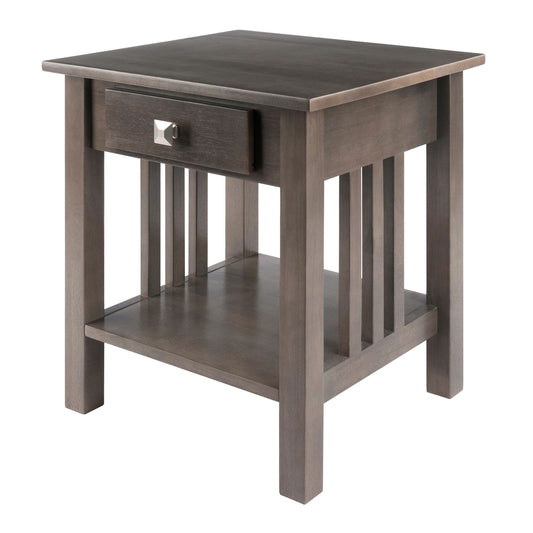 Stafford Accent Table; Oyster Gray image 1