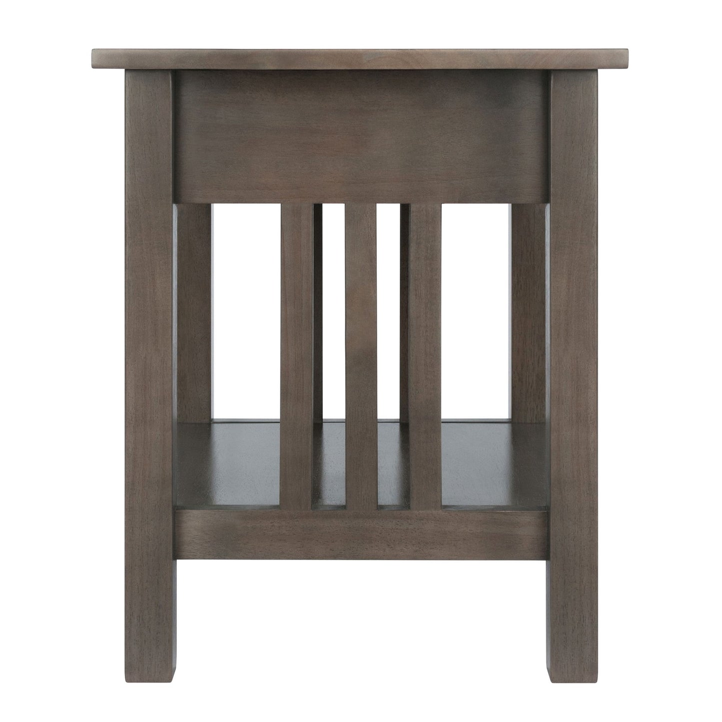 Stafford Accent Table; Oyster Gray image 5