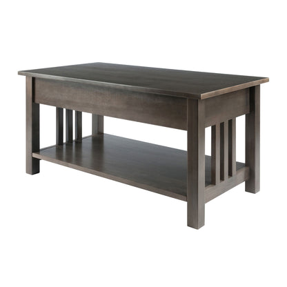 Stafford Coffee Table; Oyster Gray image 3