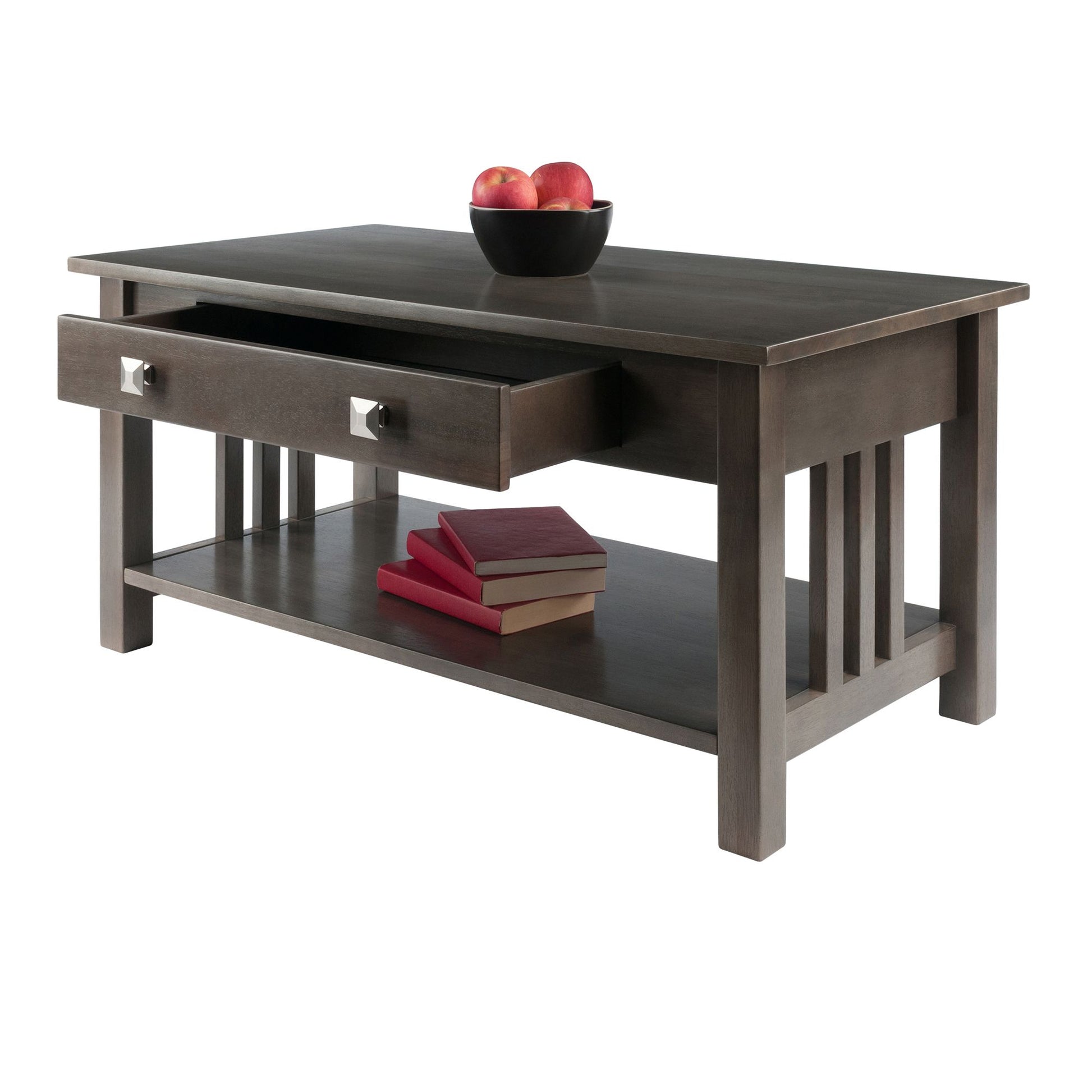 Stafford Coffee Table; Oyster Gray image 4