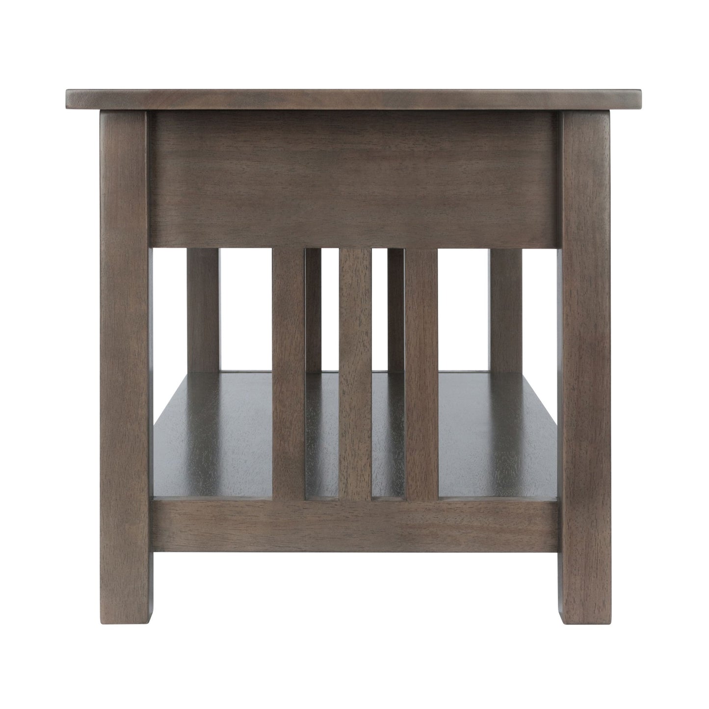 Stafford Coffee Table; Oyster Gray image 7