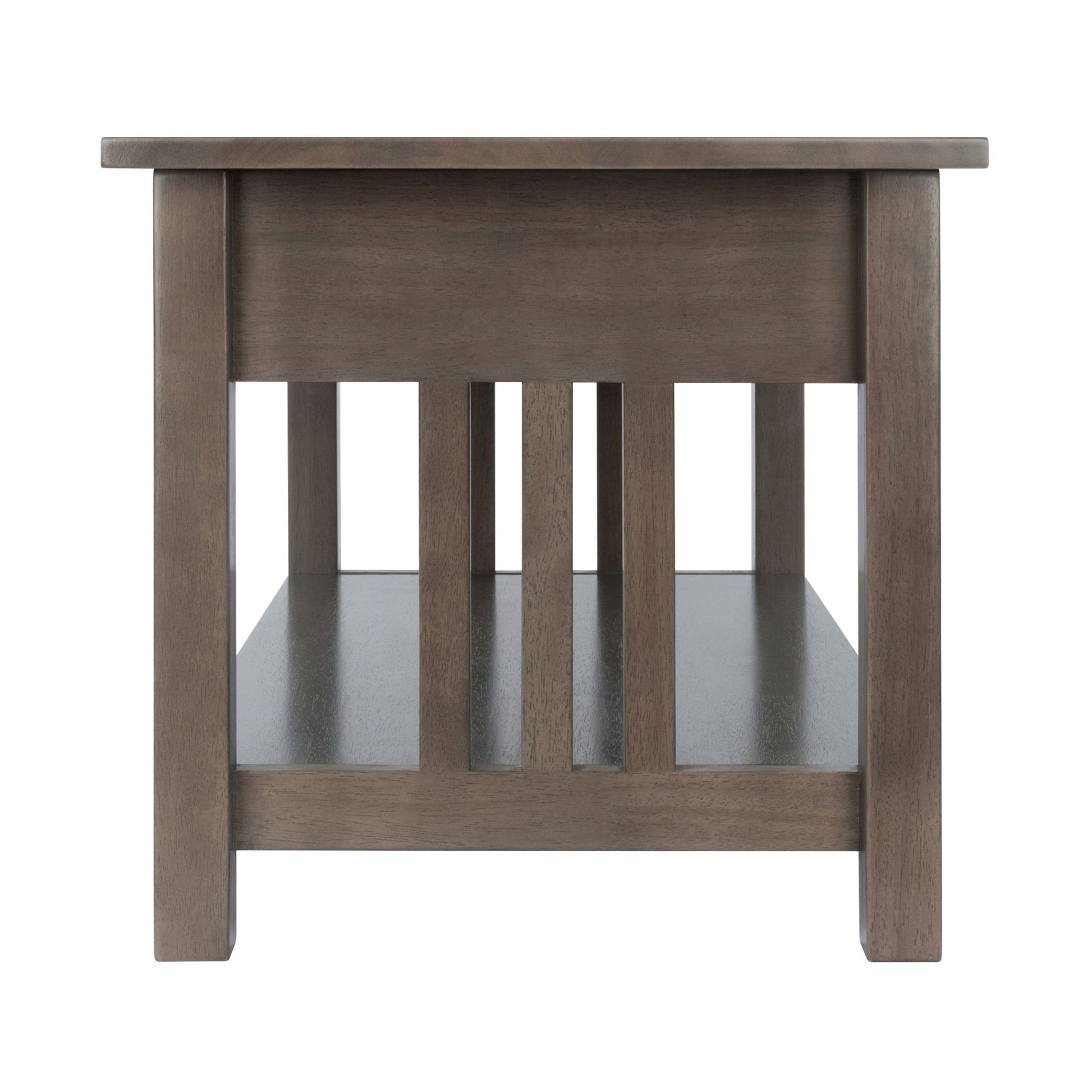 Stafford Coffee Table; Oyster Gray image 7