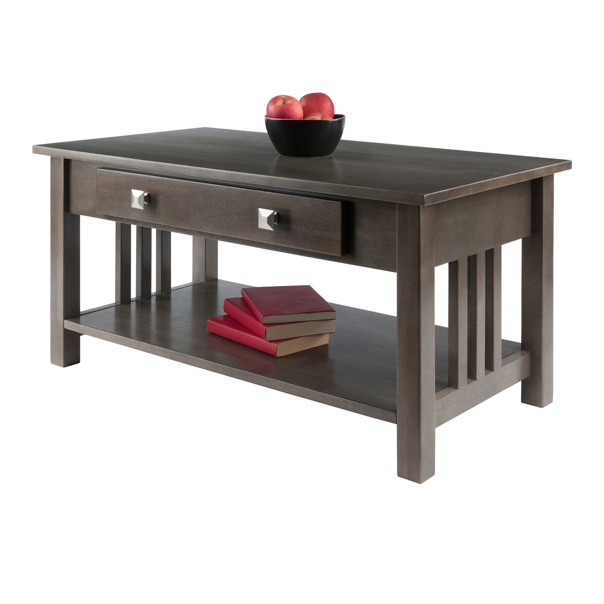 Stafford Coffee Table; Oyster Gray image 5
