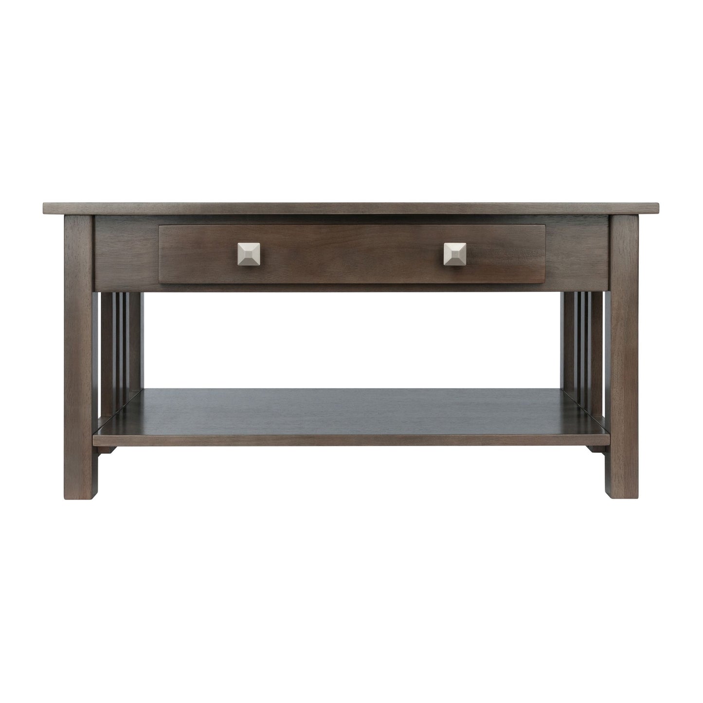Stafford Coffee Table; Oyster Gray image 8