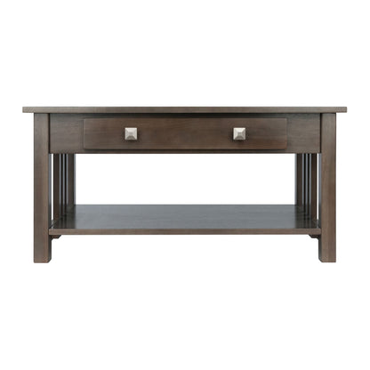 Stafford Coffee Table; Oyster Gray image 8