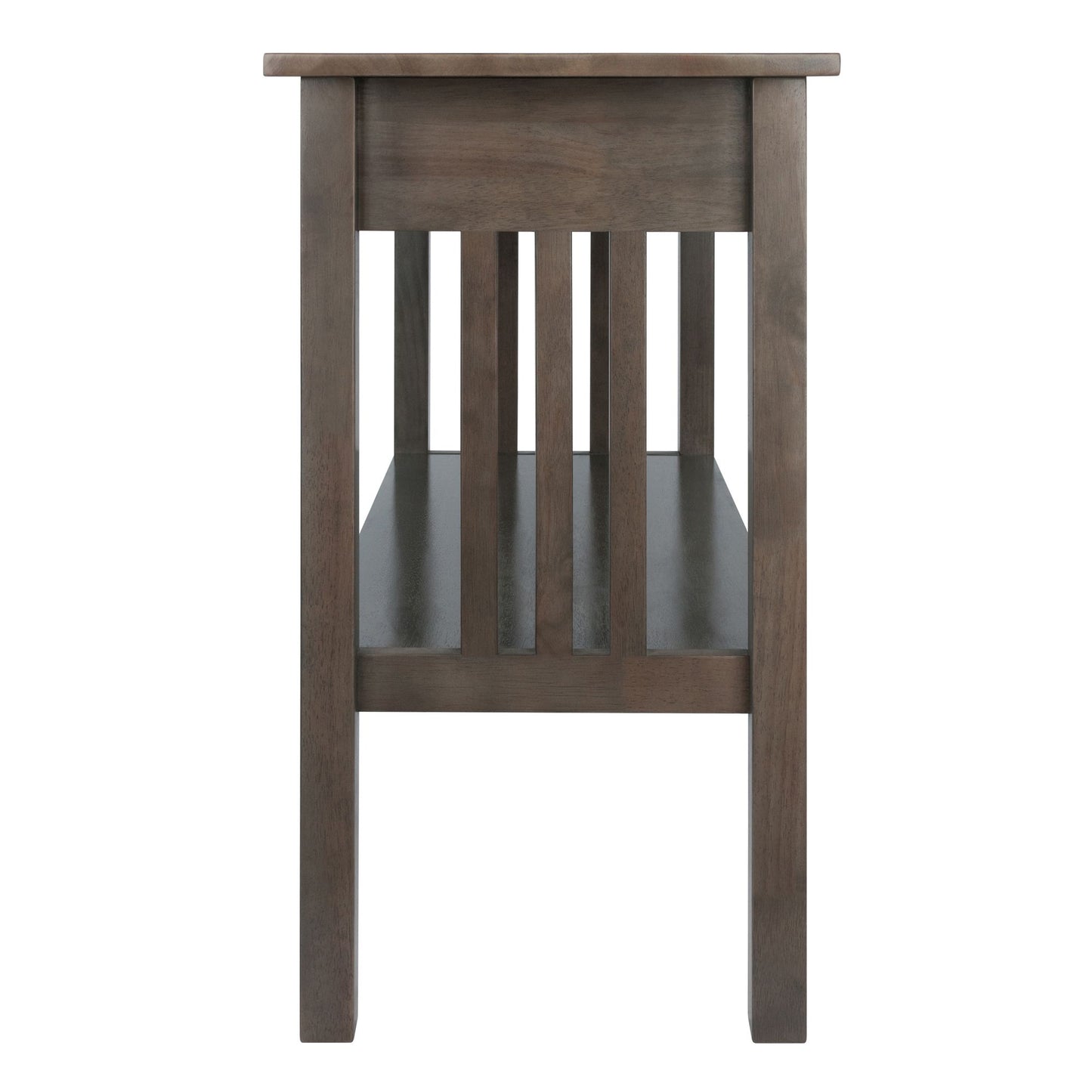 Stafford Console Hall Table; Oyster Gray image 7