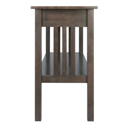 Stafford Console Hall Table; Oyster Gray image 7