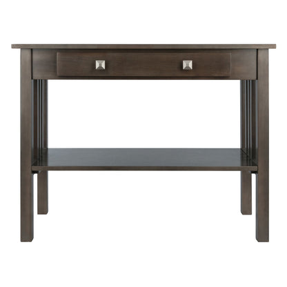 Stafford Console Hall Table; Oyster Gray image 8