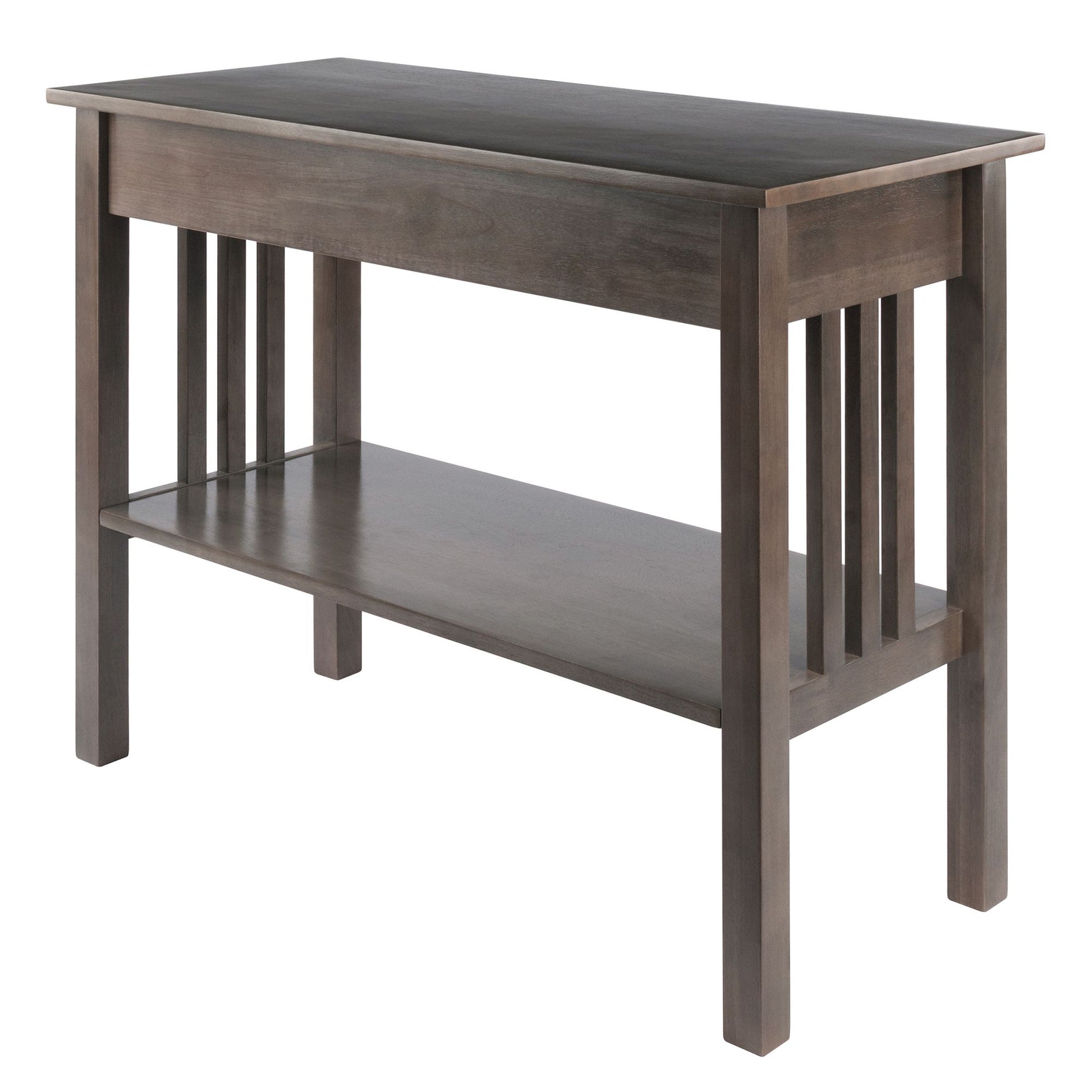 Stafford Console Hall Table; Oyster Gray image 2