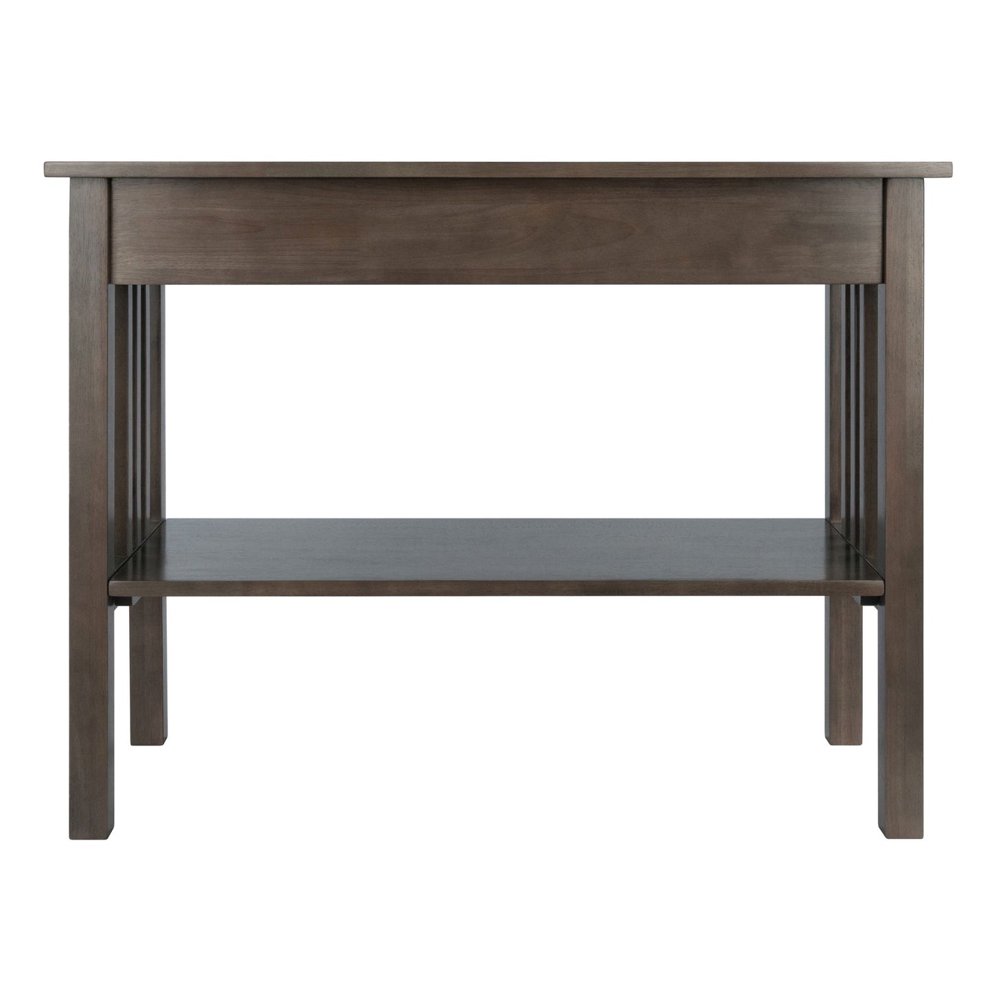 Stafford Console Hall Table; Oyster Gray image 6