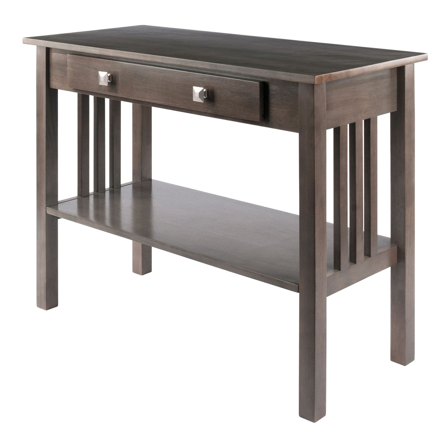 Stafford Console Hall Table; Oyster Gray image 1
