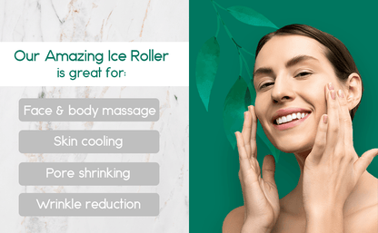 Stainless Steel Body Massage Ice Roller for Face and Body, Cryotherapy Skin Cooling and Pore Shrinking Tool image 5