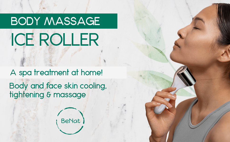 Stainless Steel Body Massage Ice Roller for Face and Body, Cryotherapy Skin Cooling and Pore Shrinking Tool image 3