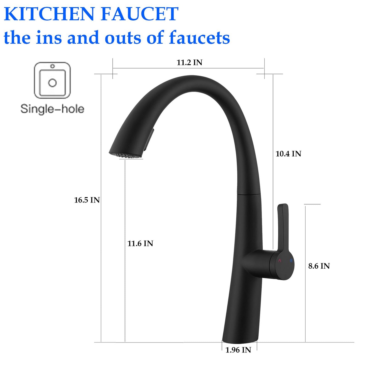 Stainless Steel Pull Out Kitchen Faucet image 8