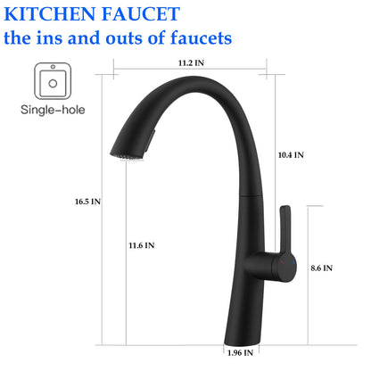 Stainless Steel Pull Out Kitchen Faucet image 8