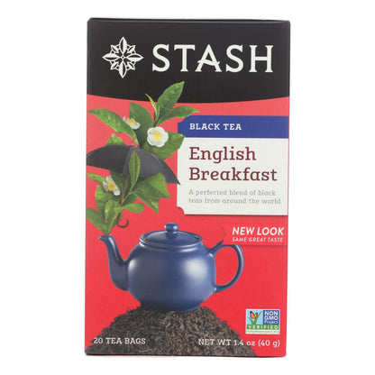 Stash Tea English Breakfast Black Tea - Case Of 6 - 20 Bags image 1